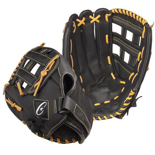 Champion Sports CBG960RH 14 in. Physical Education Glove Series - Full Right; Black CBG960RH - main